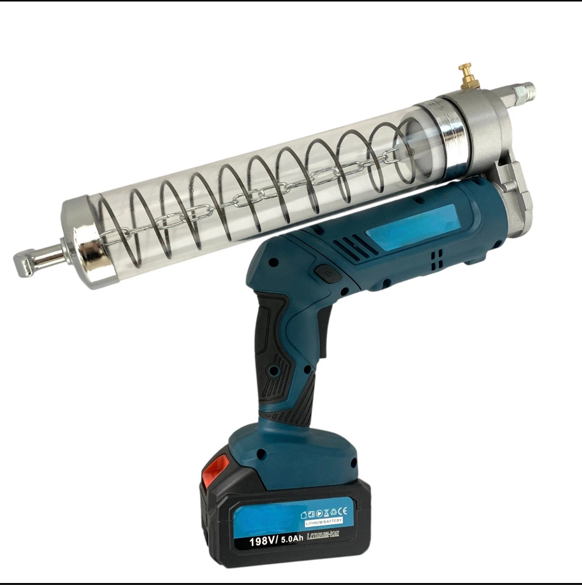 Pistola ingrassatore a Batteria 5.0Ah 12000PSI 600CC con Luce Led