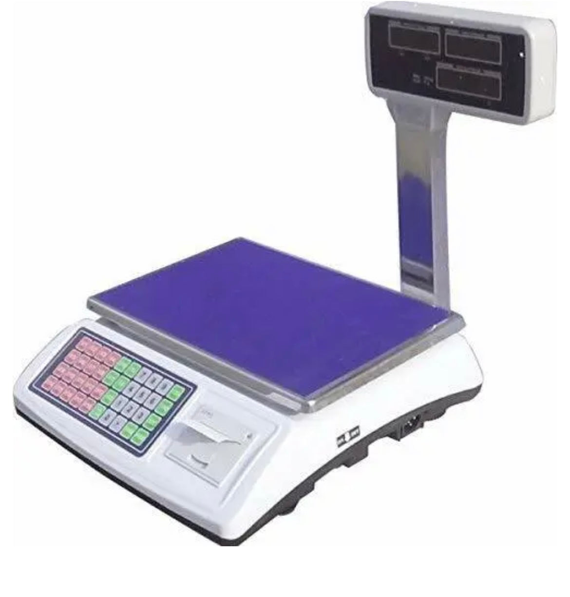 BILANCIA CON SCONTRINO PROFESSIONALE DA BANCO DIGITALE MAX 50KG 5 GR DISPLAY