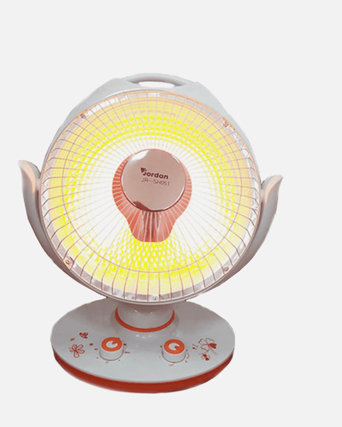 Stufa elettrica in fibra di carbonio Parabola 45 cm oscillante 500-1000 w
