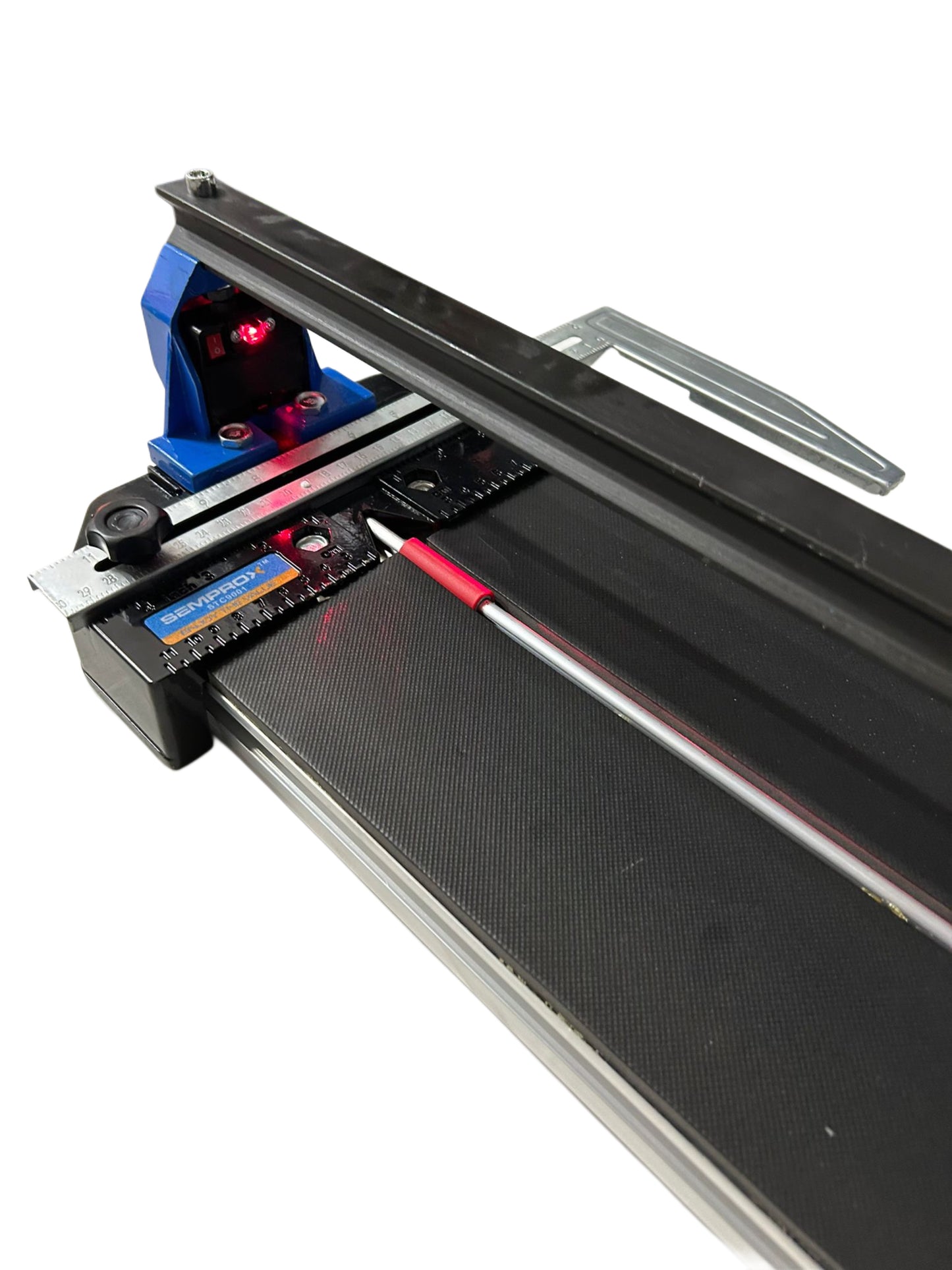 TAGLIAPIASTRELLE MANUALE 120CM CON LASER PER TAGLI DI PRECISIONE, SCALA REGOLABILE, APPOGGIO ANTI-SCIVOLO - RONDELLA IN OMAGGIO