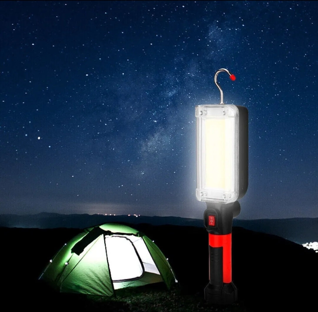 LAMPADA TORCIA COB DA LAVORO BASE CALAMITA 20W LED 700 LUMEN OFFICINA CAMPEGGIO