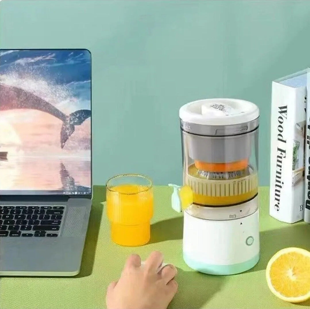 Spremiagrumi elettrico portatile ricaricabile a mani libere arancione limone
