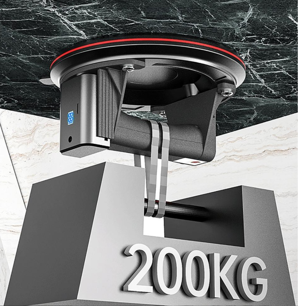 Ventosa elettrica da 8 pollici Strumento di sollevamento elettrico Ventosa da 200 kg Forte ventosa Piastrelle in ceramica Vetro Potente strumento di trasporto per carichi pesanti + BATTERIA IN OMAGGIO