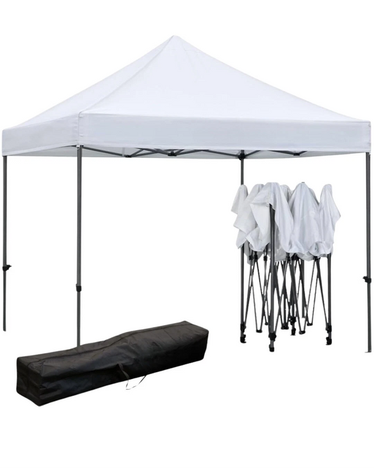 Gazebo Richiudibile 3X3 Mt in PVC Automatico in tessuto chiusura a fisarmonica