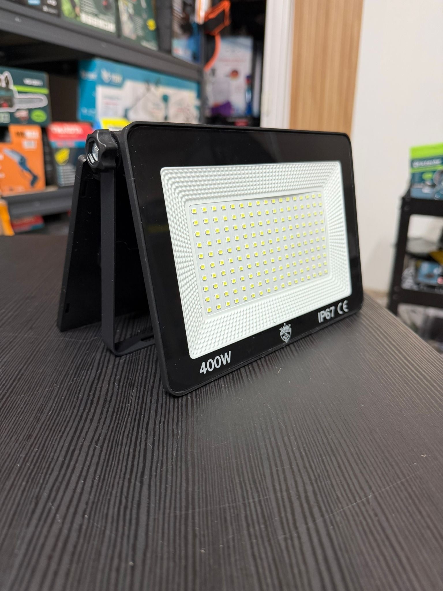 Faretto 400w pieghevole solare