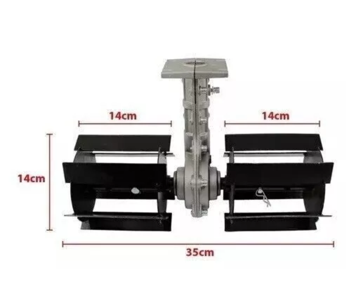 Fresa Zappa Zappetta Rotante Coltivatore per Decespugliatore 9 Denti universale