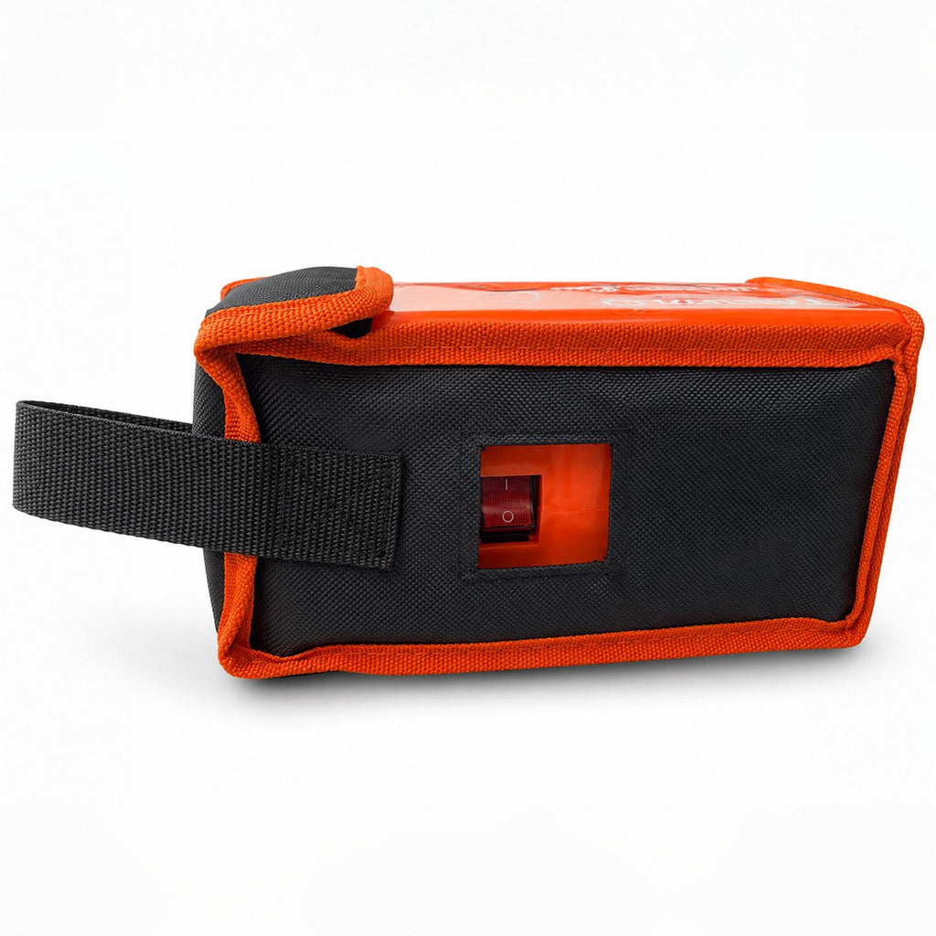 Abbacchiatore Scuotiolive Elettrico con Batteria a Zaino 128Vf 10000mAh Motore Brushless 140W 5 Velocità 800-1250 BPM Pettini in Fibra di Carbonio