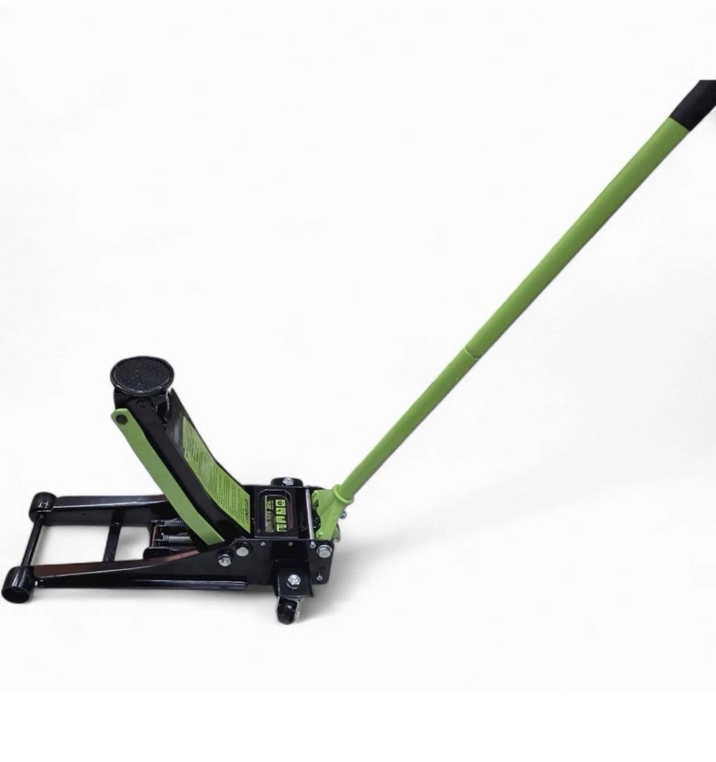 Crick Auto 5 Ton Cric Carrello Sollevatore idraulico Doppio Pistone Ribassato 65