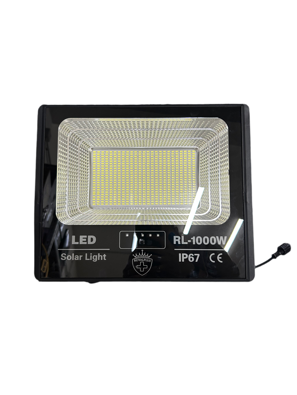 Faro solare 1000w con pannello solare + accessori e telecomando