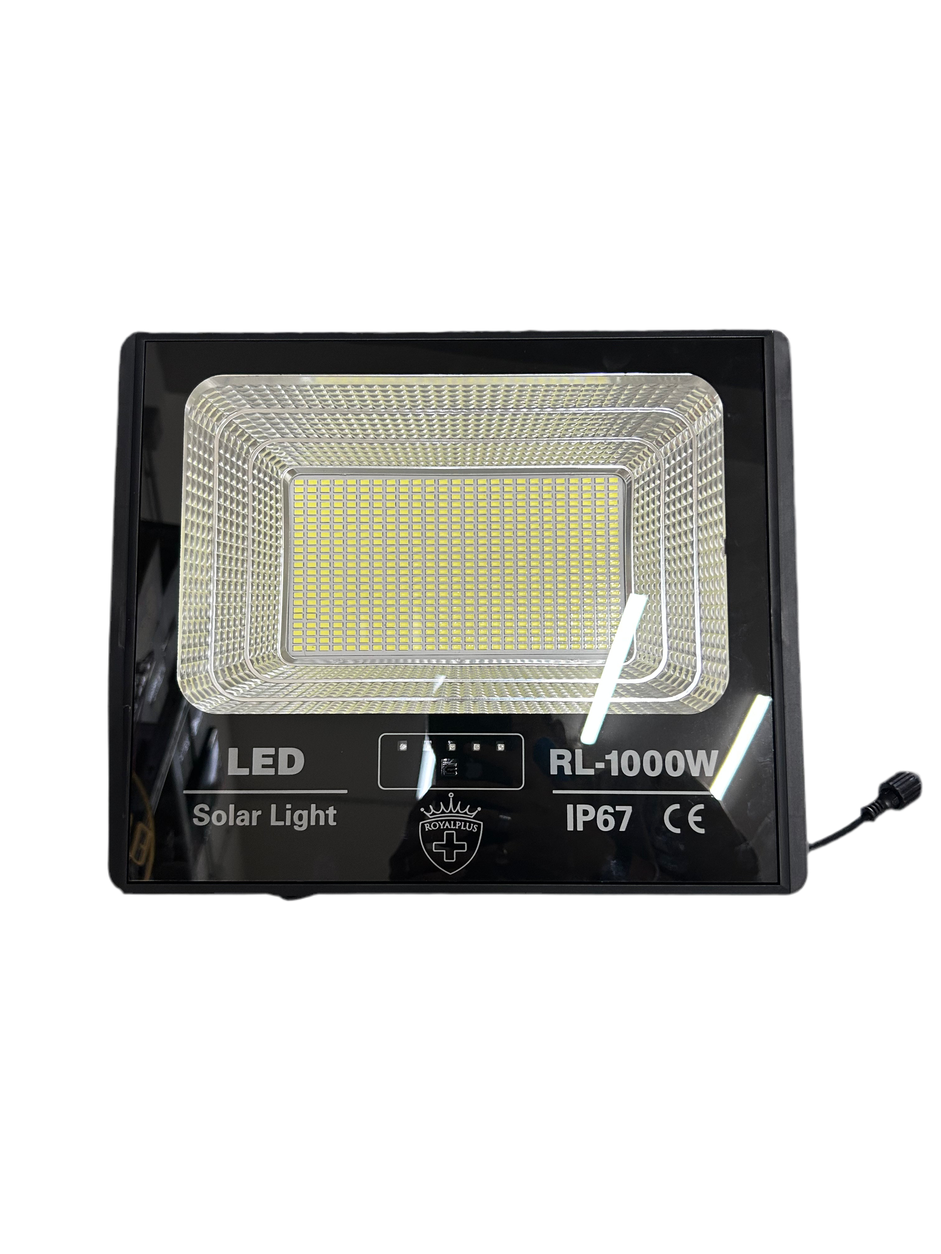 Faro solare 1000w con pannello solare + accessori e telecomando