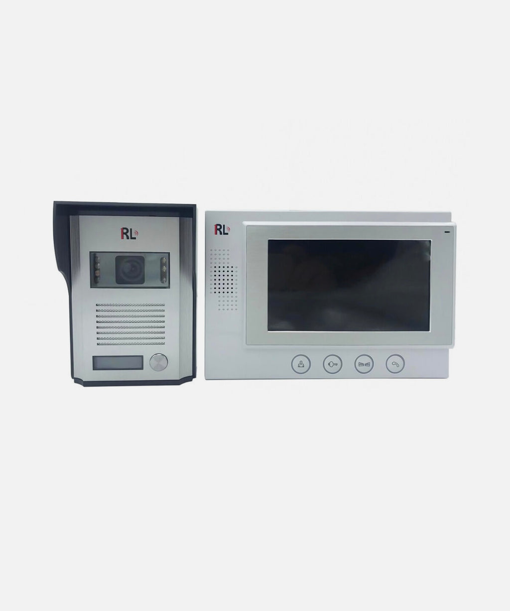 Kit Videocitofono Monofamiliare Monitor 7'' TFT Telecamera IR Apriporta RL06M