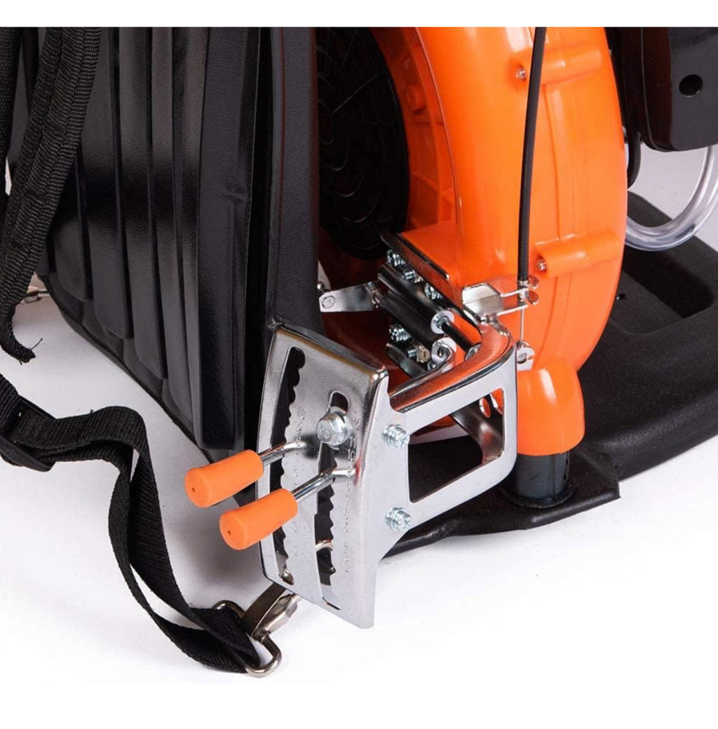 AMC Atomizzatore tripla funzione polverizzatore soffiatore motore a scoppio 43cc a spalla serbatoio 20L pompa per irrorazione di liquidi per disinfestazioni, sanificazioni e trattamenti alle piante