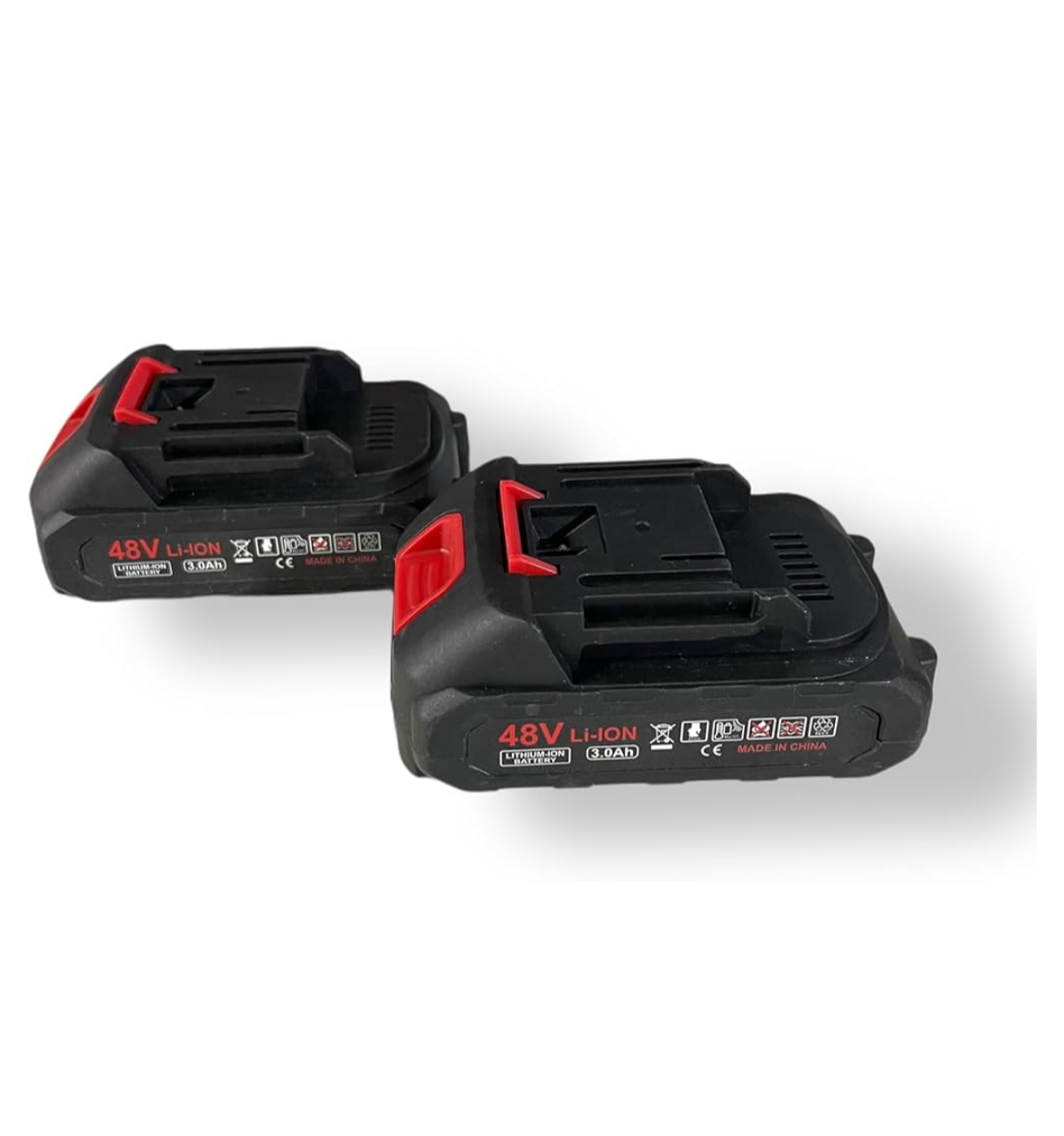 Forbice Elettrica da Potatura 30mm, 48V Li-ion, Display LED Conta Tagli, Doppia Batteria, Valigetta di Trasporto Inclusa