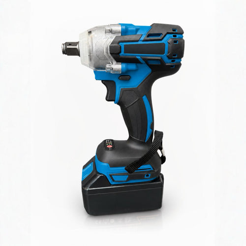 Avvitatore ad Impulsi a Batteria con Set Accessori Completo – Alta Coppia per Ruote Auto, Bulloni, Officina e Fai da Te – Con Valigetta