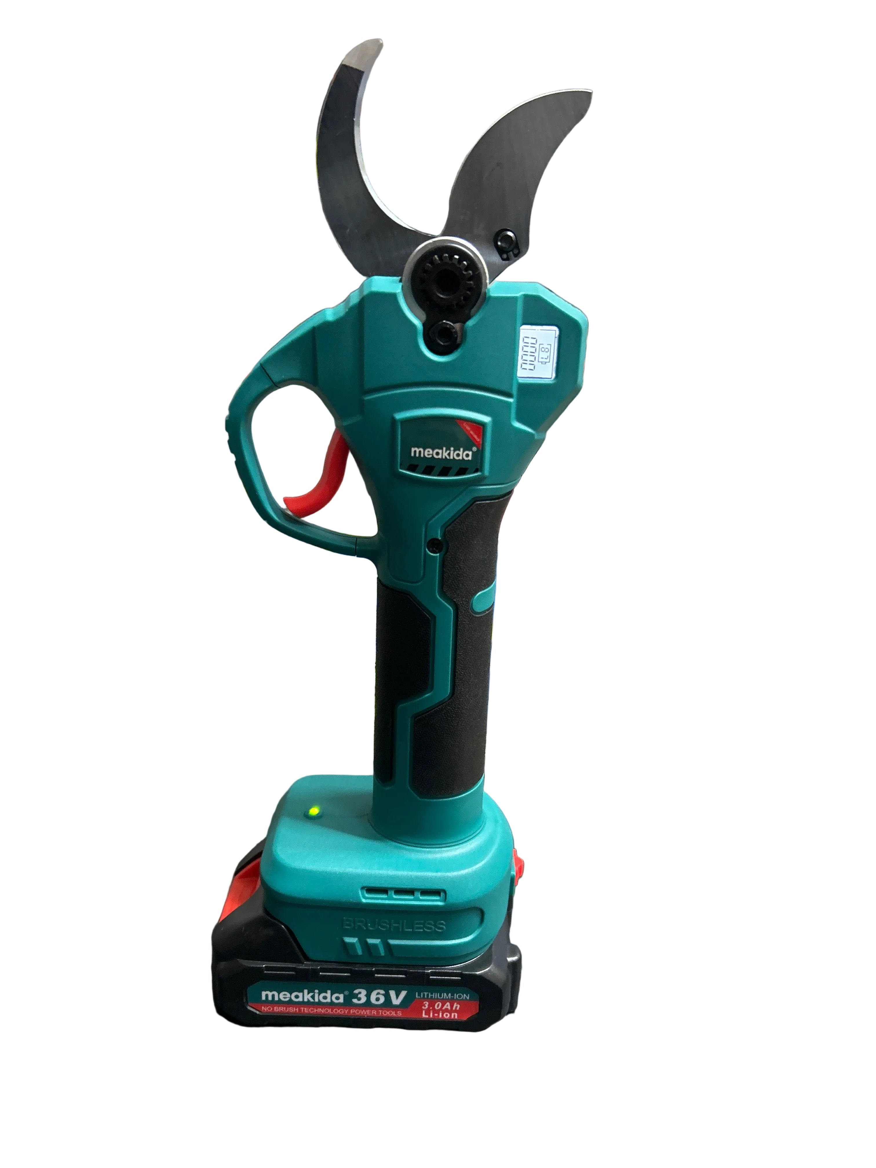 Forbice Da Potatura A Batteria Cesoia 36v 3000mah Taglio 45 mm 2 Batterie