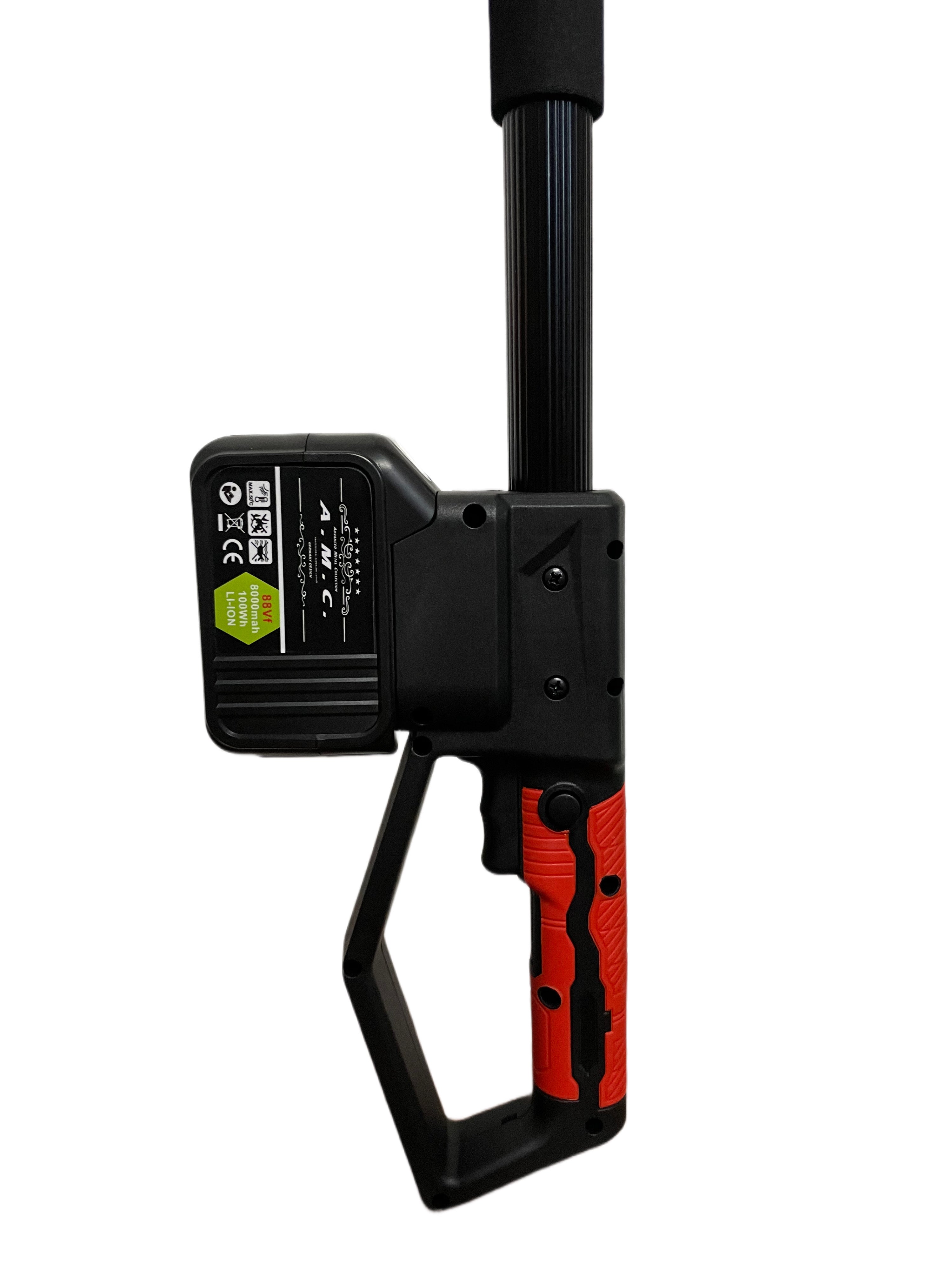 Kit Potatura Mini Motosega 8" Oleatore+ Forbice a Batteria 40mm con Display con Asta Telescopica