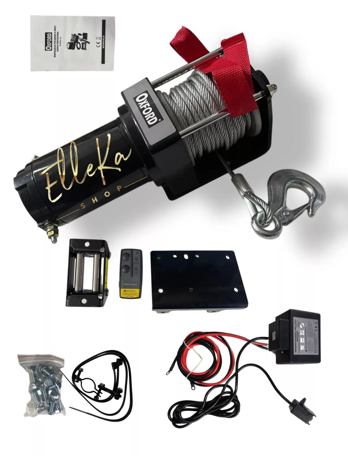 ARGANO ELETTRICO 3500 Lb VERRICELLO BARCA 12V FRIZIONE TELECOMANDO SENZA FILI OX