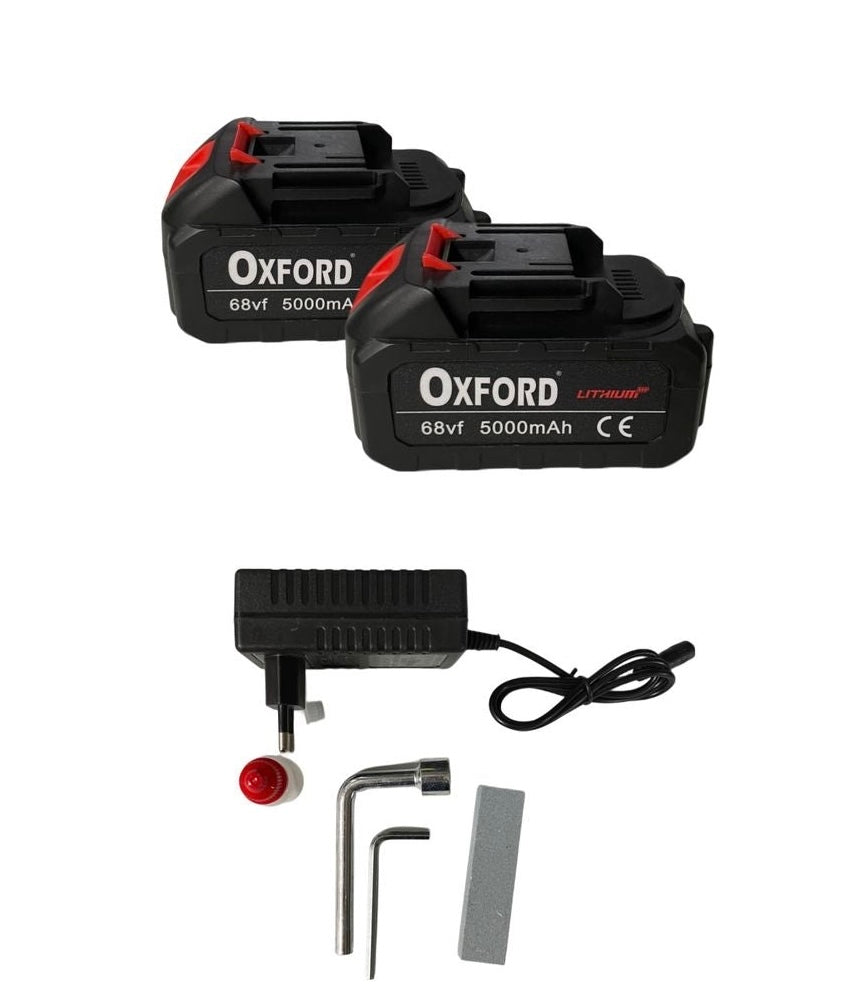 Forbice Cesoia da Potatura 35mm Display oxford a Batteria 68v 5.0AH 2 Batterie + CAVO ADATTATORE 3mt PER BATTERIE