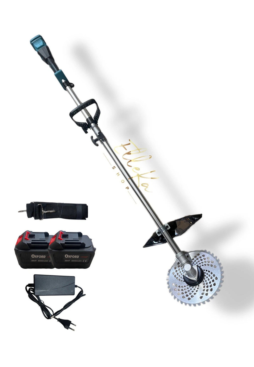 TAGLIAERBA 88v DOPPIA BATTERIA ASTA SMONTABILE MOTORE BRUSHLESS 88v 8000mAh DISCO CIRCOLARE