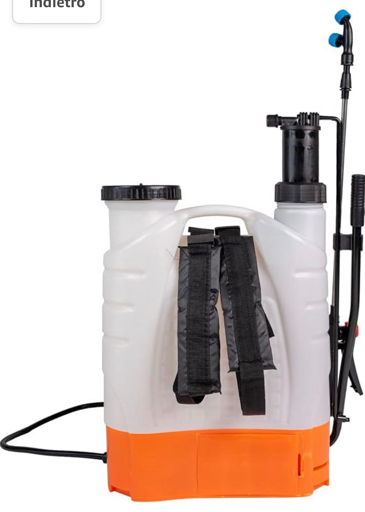 POMPA A SPALLA ELETTRICA BATTERIA IRRORATRICE  12V 8Ah NEBULIZZATORE SPRUZZINO DOPPIA FUNZIONE: MANUALE E BATTERIA