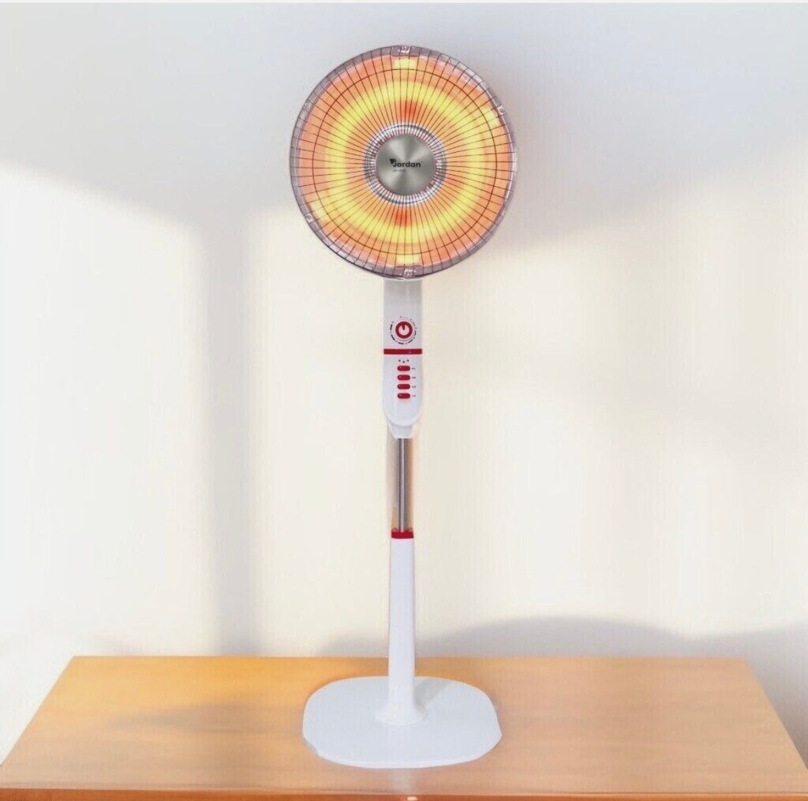 Stufa al carbonio elettrica oscillante a parabola carbon crystal 1100w timer