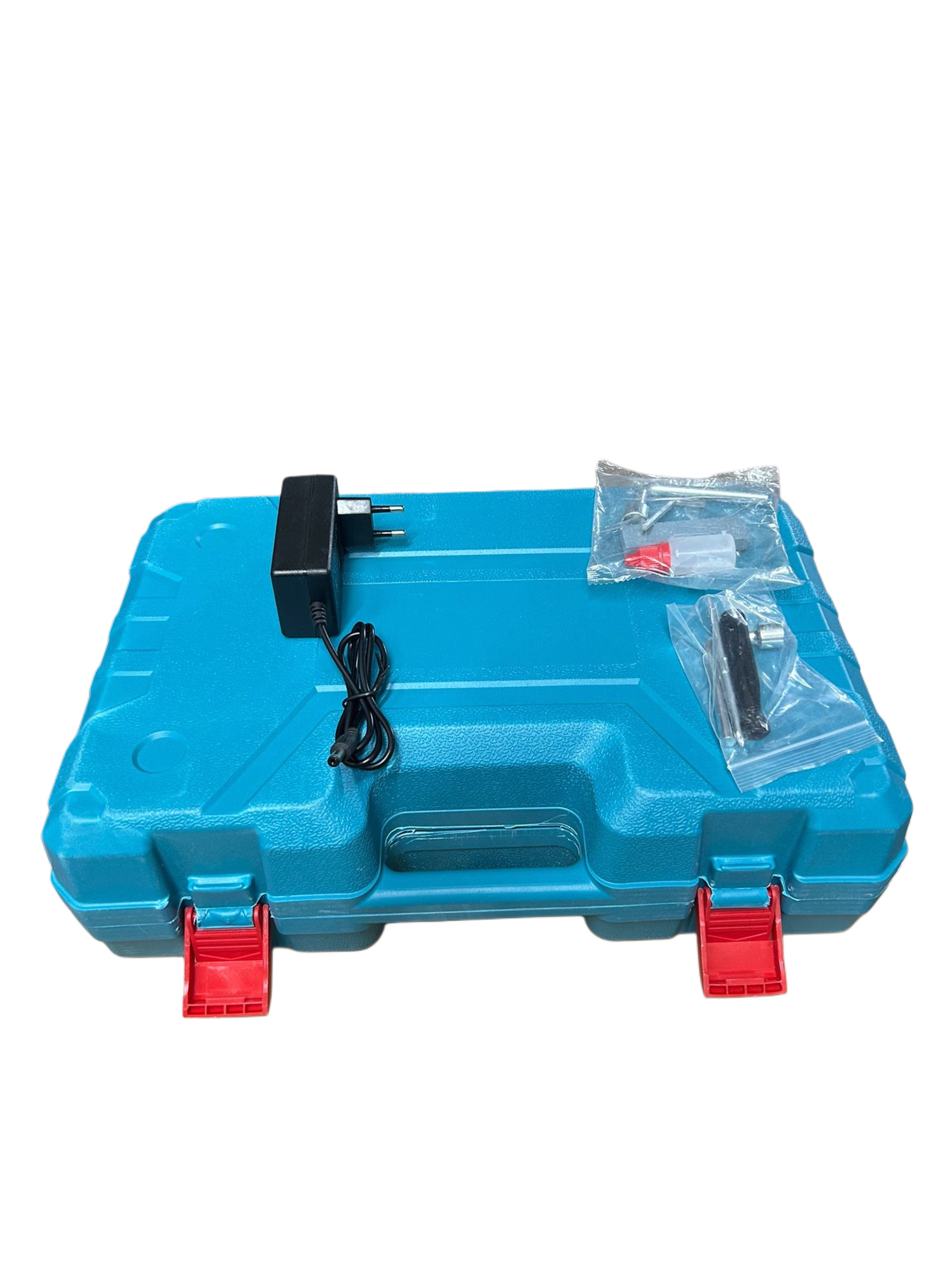 Kit Potatura Elettrico 48V con Motosega 6" e Forbice 30mm – Doppia Batteria, Asta Telescopica e Valigetta Completa