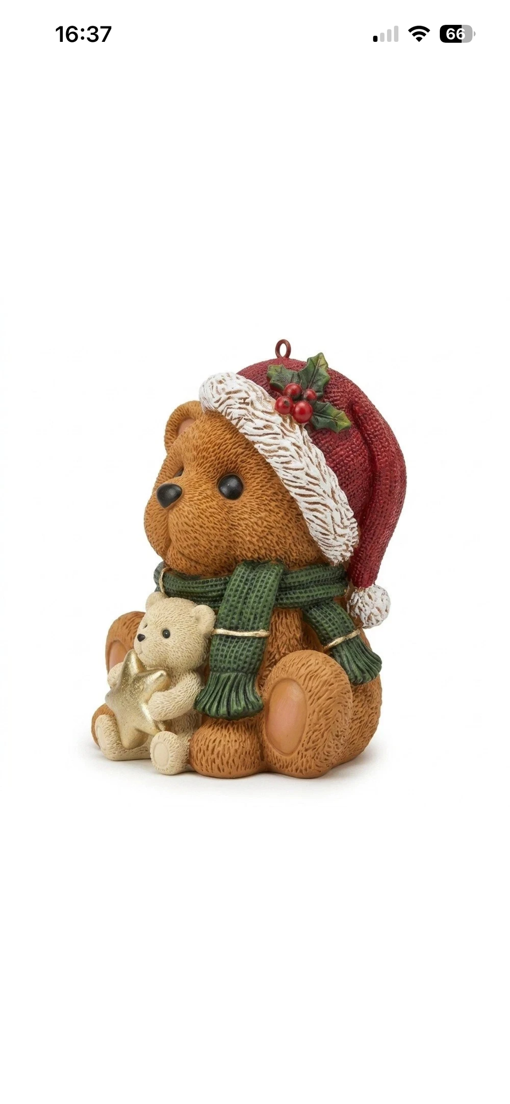 Base per Albero di Natale Orsetto Stella 56x40x38 cm Supporto Poliresina