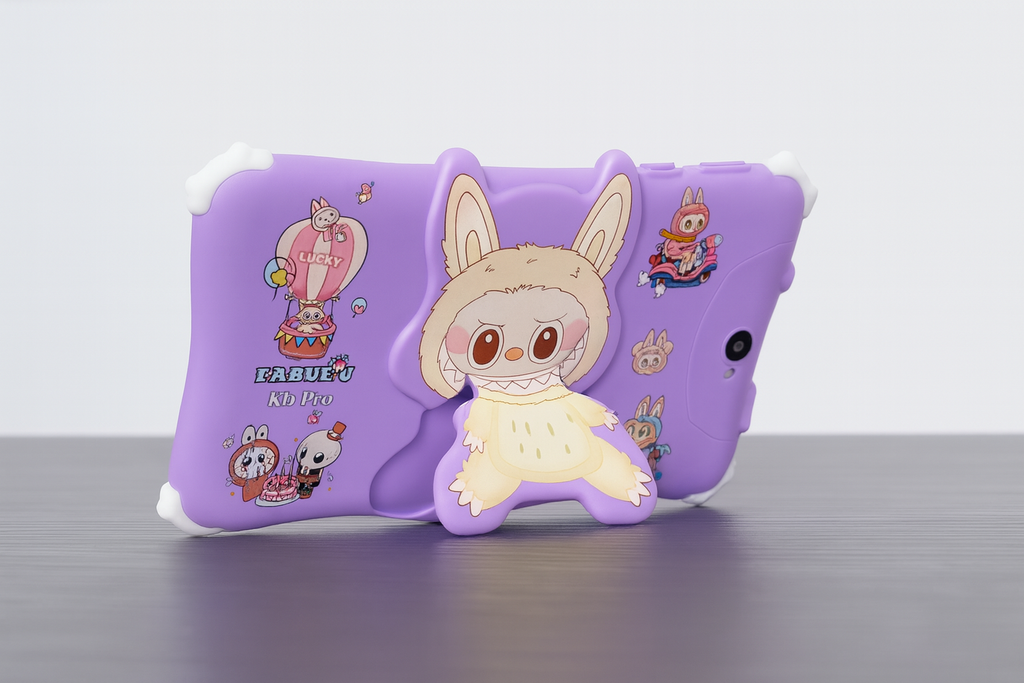 Tablet per Bambini K9PRO LABUBU-ORSETTO Android 14.0 con SIM, Wi-Fi e Gadget in Regalo!