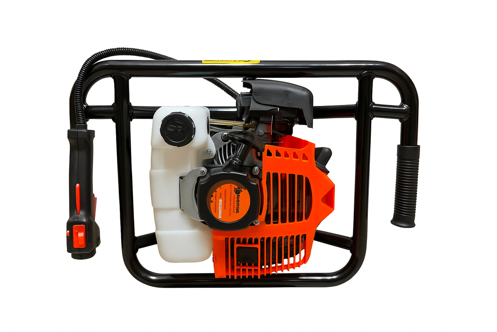 Trivella a Scoppio 52cc 2 Tempi con 3 Punte + Prolunga 80cm + Kit Accessori