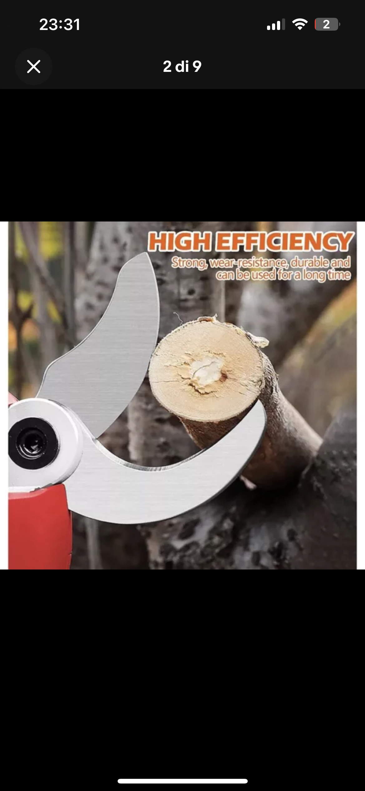 Lame di ricambio SK5 per forbici cesoia a batteria elettrica per tagli rami 30mm