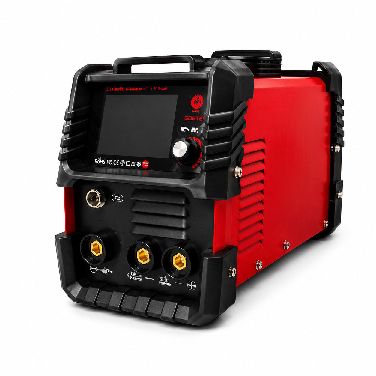 Saldatrice Inverter MIG/MMA Senza Gas con Filo Animato Incluso – Doppia Funzione a Filo Continuo ed Elettrodo – Display Digitale
