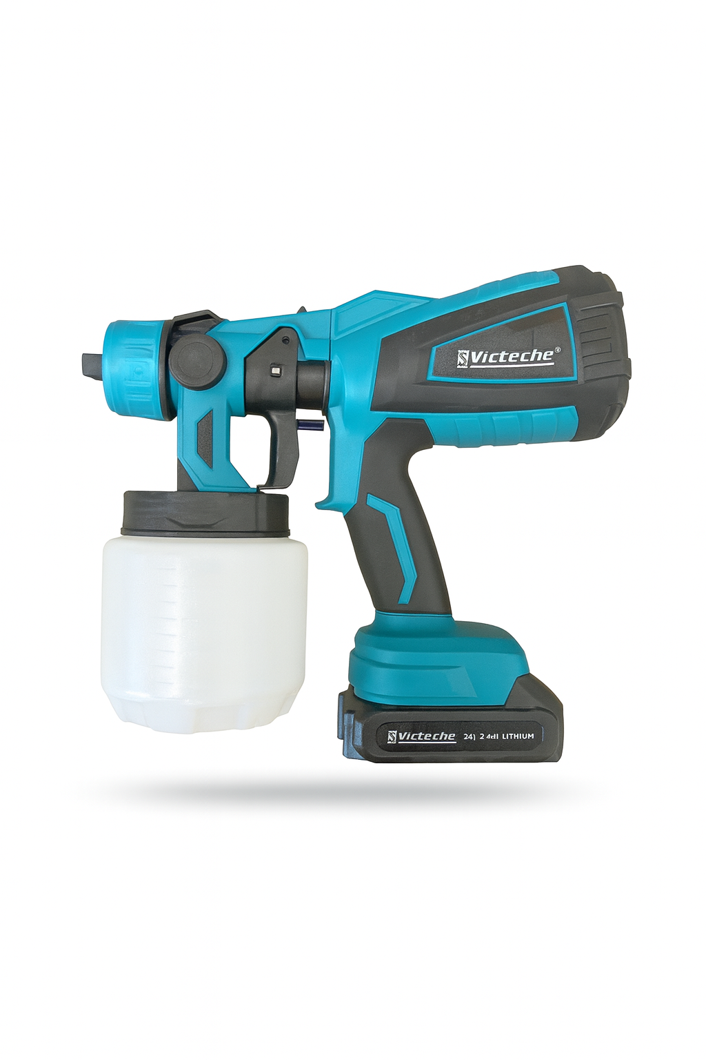 Verniciatore a Batteria Victeche 24V Doppia Batteria 2.4Ah Regolazione Getto + Borsa in Regalo