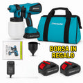 Verniciatore a Batteria Victeche 24V Doppia Batteria 2.4Ah Regolazione Getto + Borsa in Regalo