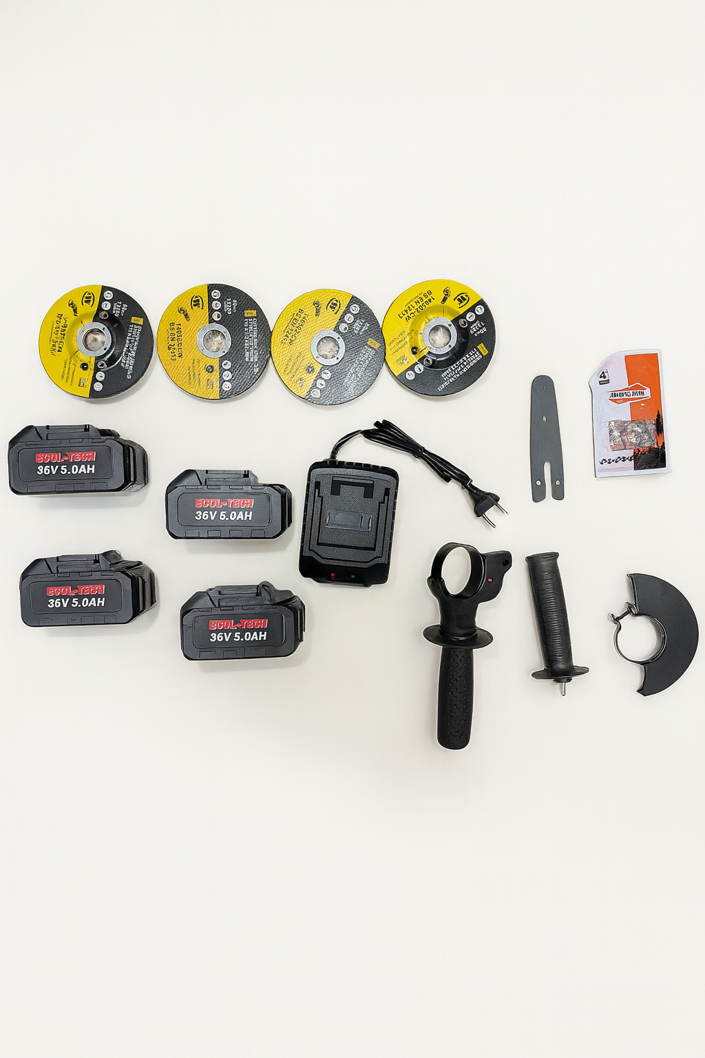 Kit Elettroutensili a Batteria 6-in-1 con Valigetta Rigida – 4 Batterie 36V 5.0Ah + Accessori Completi