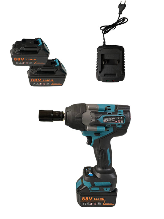 Trapano Avvitatore a impulsi Svitabulloni 1/2" batteria 88V 2600Nm brushless