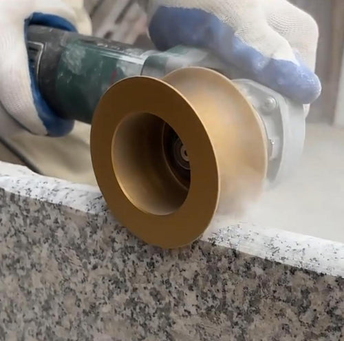 Dischi abrasivi diamantati a secco da 3 pollici per smerigliatrice angolare, disco per smerigliatrice a becco di civetta brasato sotto vuoto - per marmo, granito, porcellana, piastrelle, quarzo