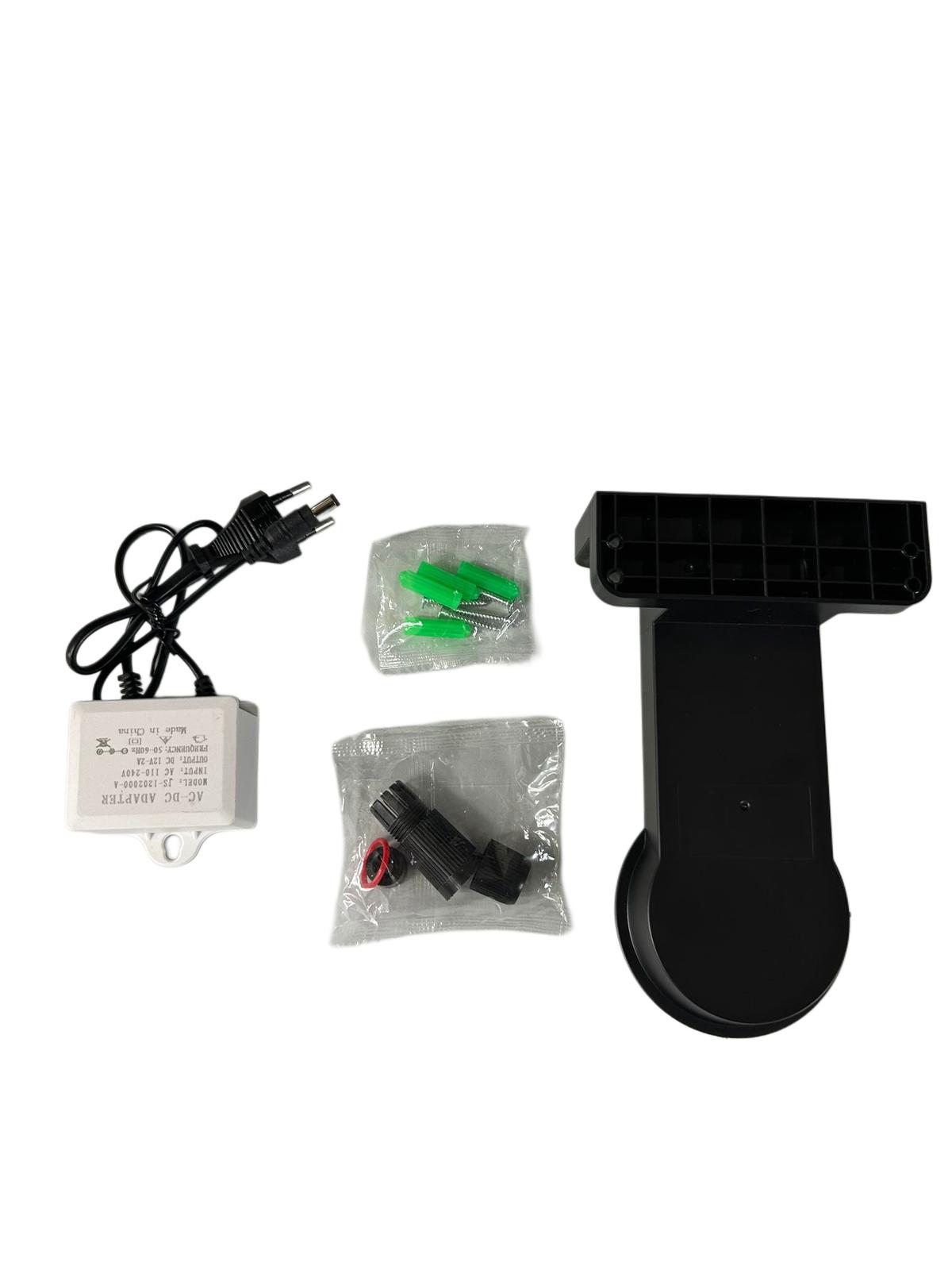 Telecamera IP WiFi 6K 12MP Esterna Tripla Lente Tre Schermi Zoom 10X Vista Panoramica Telecamera di Sicurezza PTZ Rilevamento Movimento Videosorveglianza 8MP