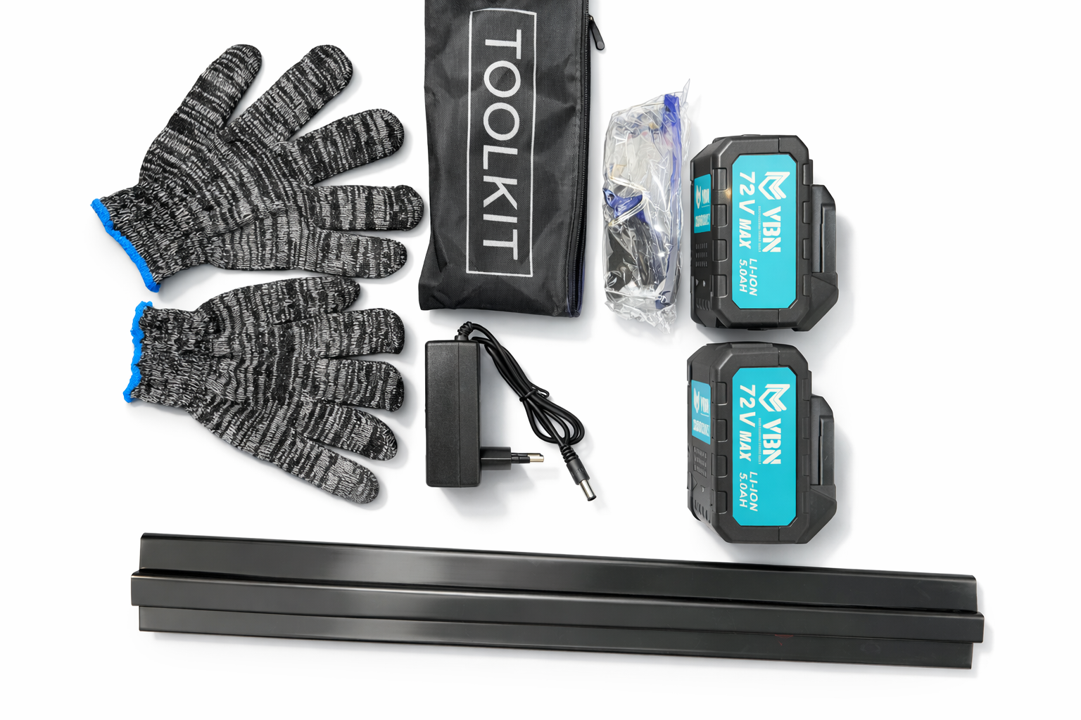 Tagliasiepi Elettrico 72V con Lama da 50cm – Doppia Batteria 5.0Ah, Kit Completo