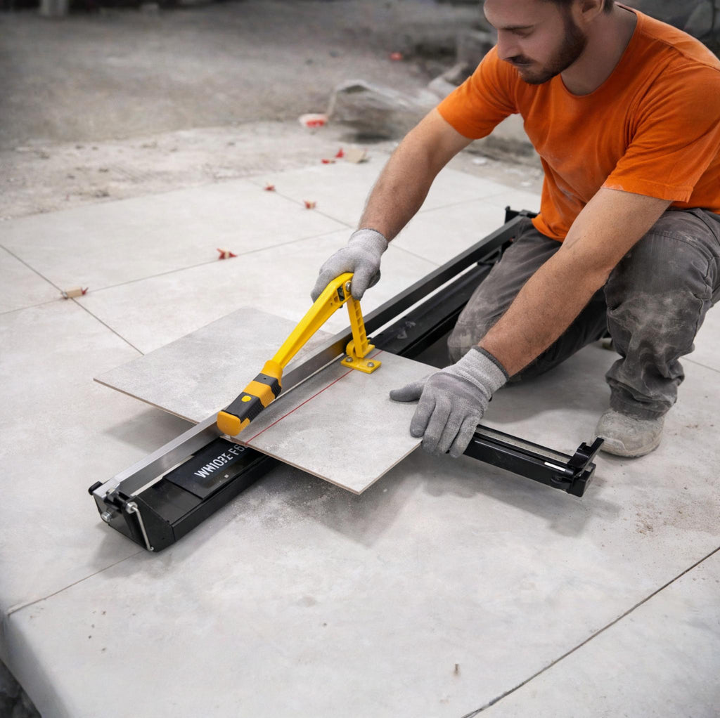 Tagliapiastrelle Professionale 1200mm Con Laser Di Precisione E Ruote Rinforzate Per Tagli Perfetti