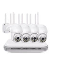 Kit videosorveglianza Wireless telecamere motorizzate Nvr 4 canali Wi-Fi