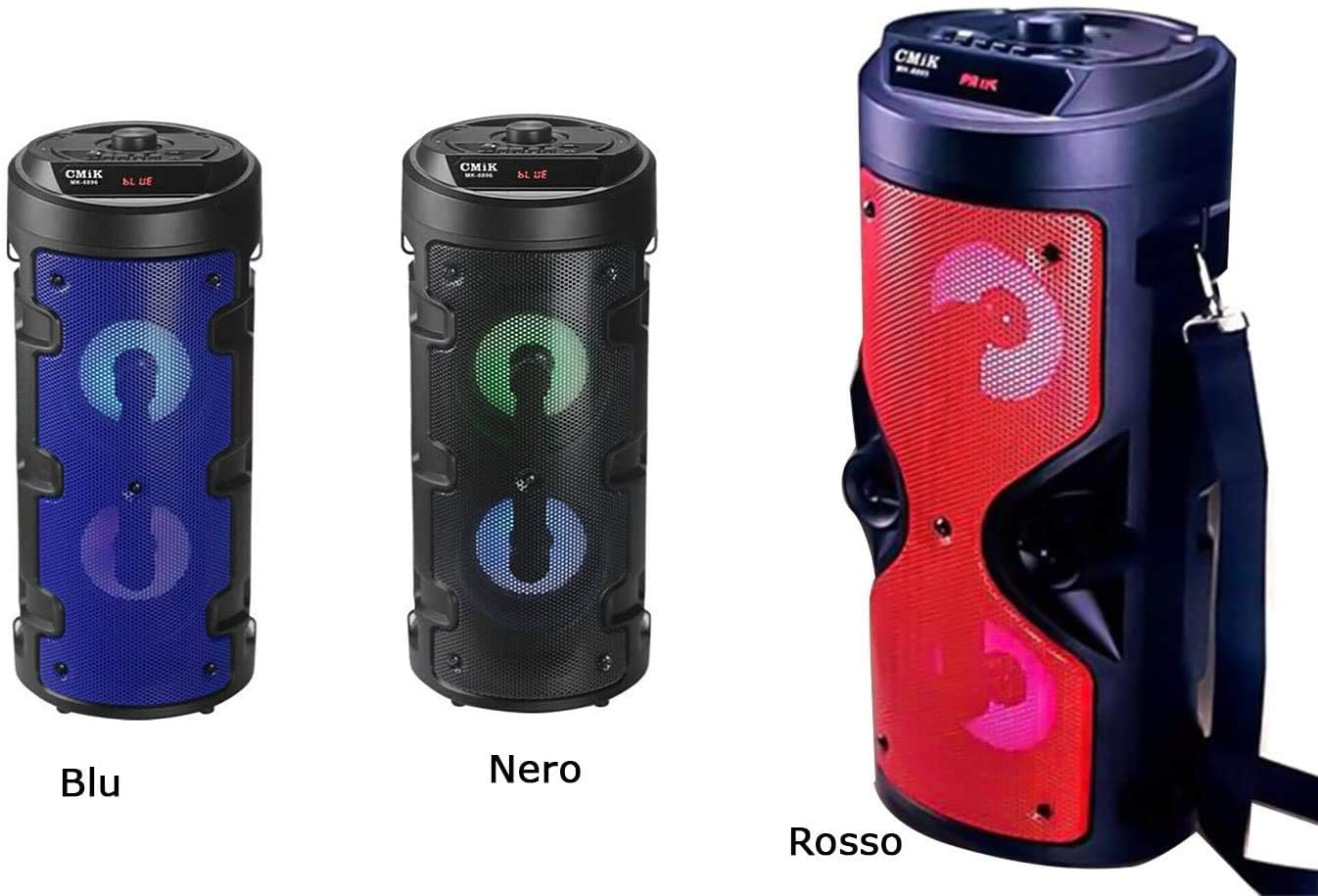 CASSA BLUETOOTH RICARICABILE MP3 USB MICRO SD MICROFONO LINE IN KARAOKE MK-8895