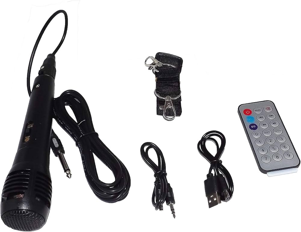 CASSA BLUETOOTH RICARICABILE MP3 USB MICRO SD MICROFONO LINE IN KARAOKE MK-8895