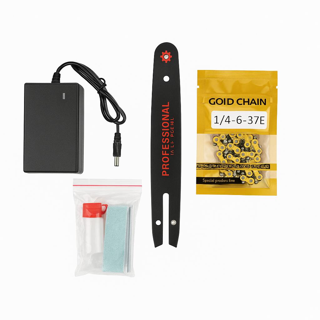 Kit Potatura Professionale 2 in 1 con Motosega 8” e Forbice Elettrica 32mm | Motore Brushless | Display Digitale | Doppia Batteria 88V 8000mAh | OLEATORE Automatico | Lama e Catena 6” in Omaggio