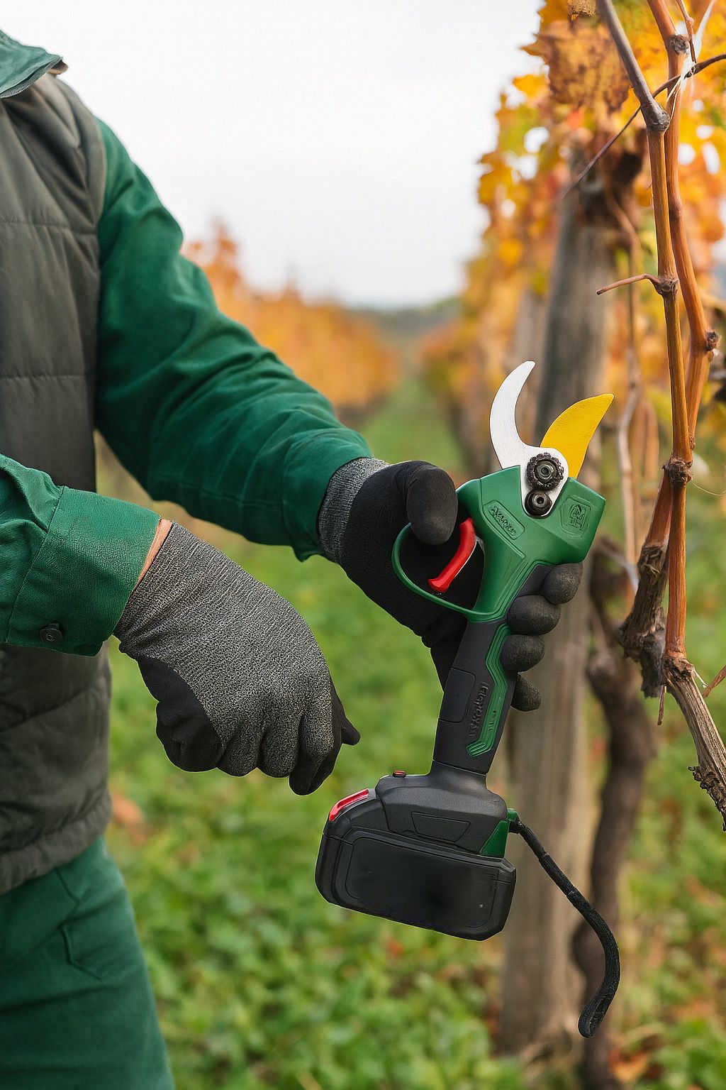 Forbice Elettrica Brushless 68V 6000mAh Professionale con Lame Rinforzate e Valigetta – Apertura 32mm