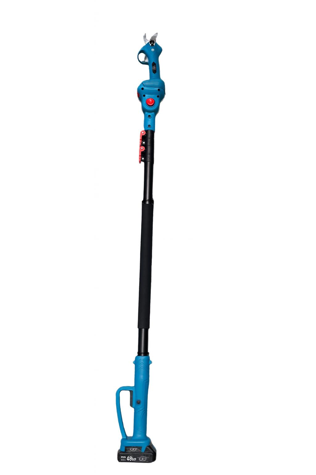 Kit Potatura Professionale Forbice + Motosega + Asta Allungabile 48V