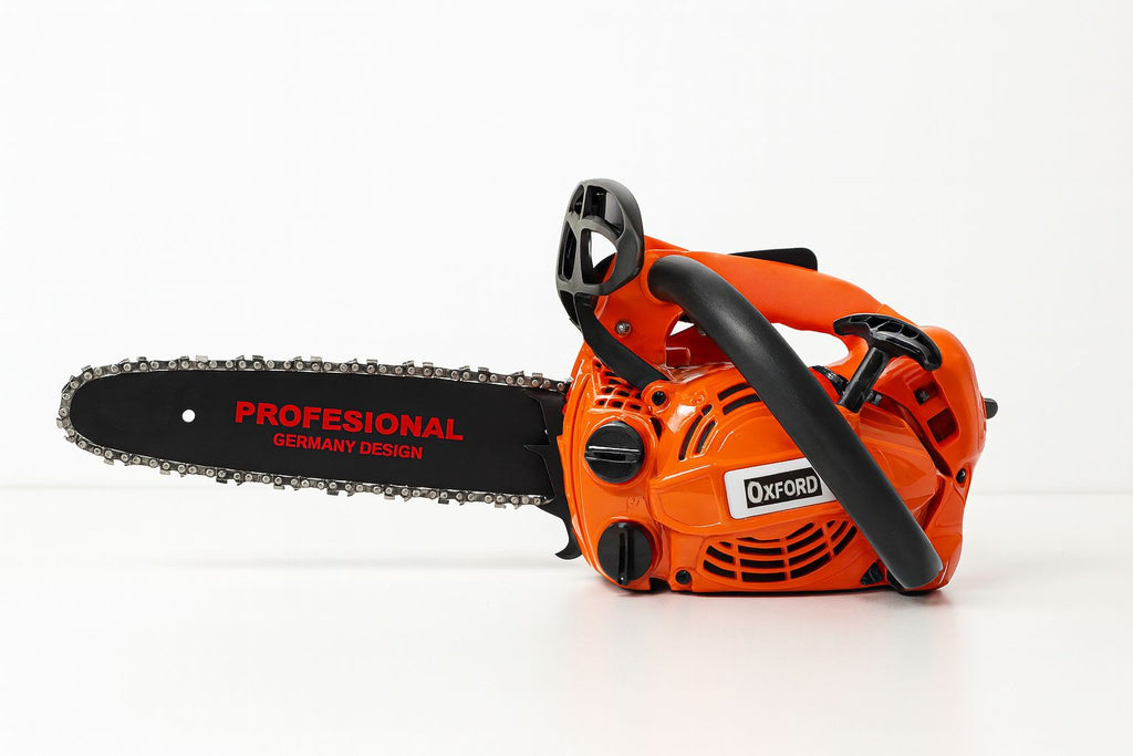 Motosega Oxford 12” 25cc 2 Tempi a Miscela | Lama Carving Professionale | Super Leggera per Potatura e Taglio Legna