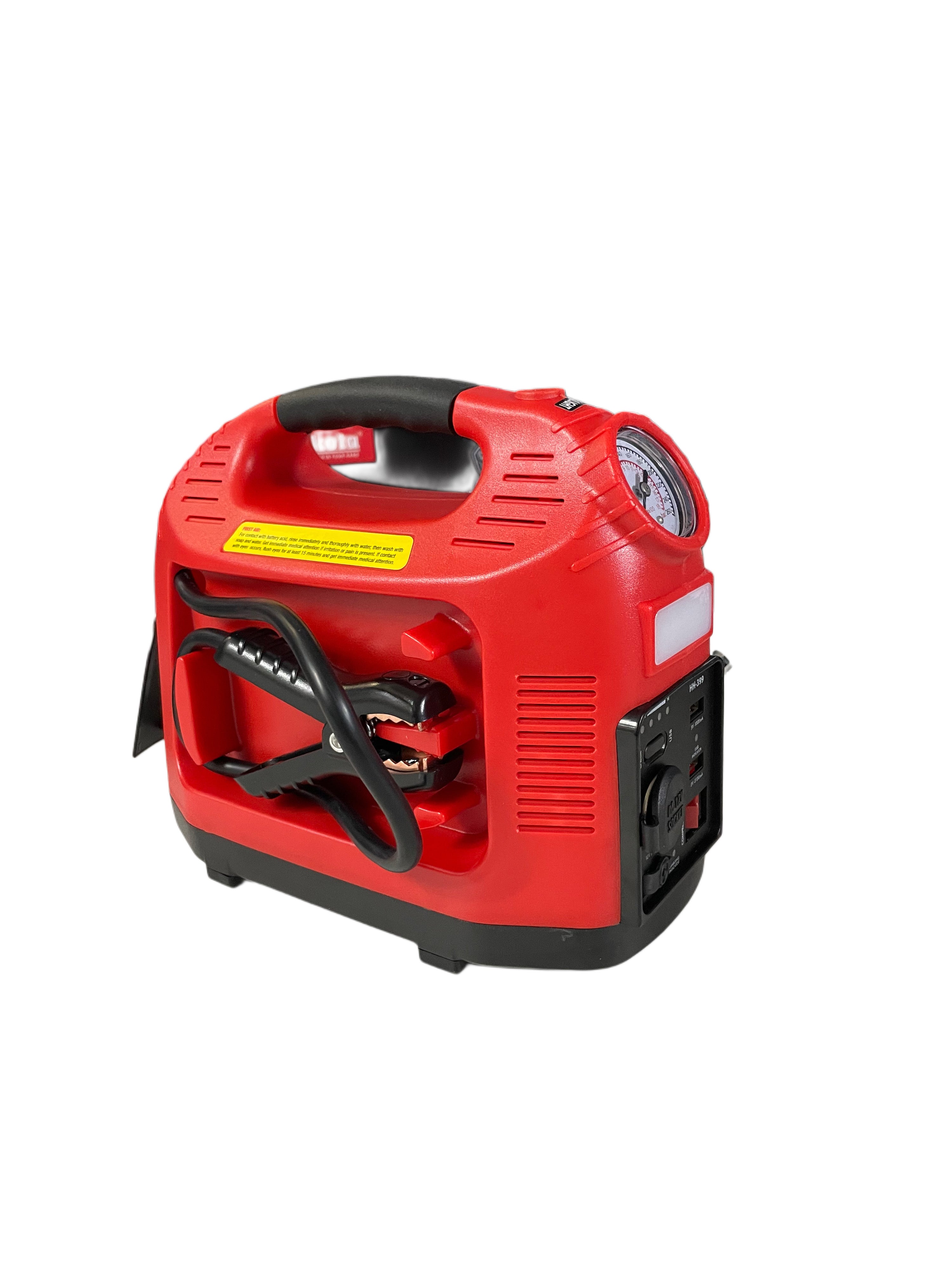 Avviatore di emergenza 900 AMP 2 in 1 Jump Starter Compressore ad Aria Pneumatici