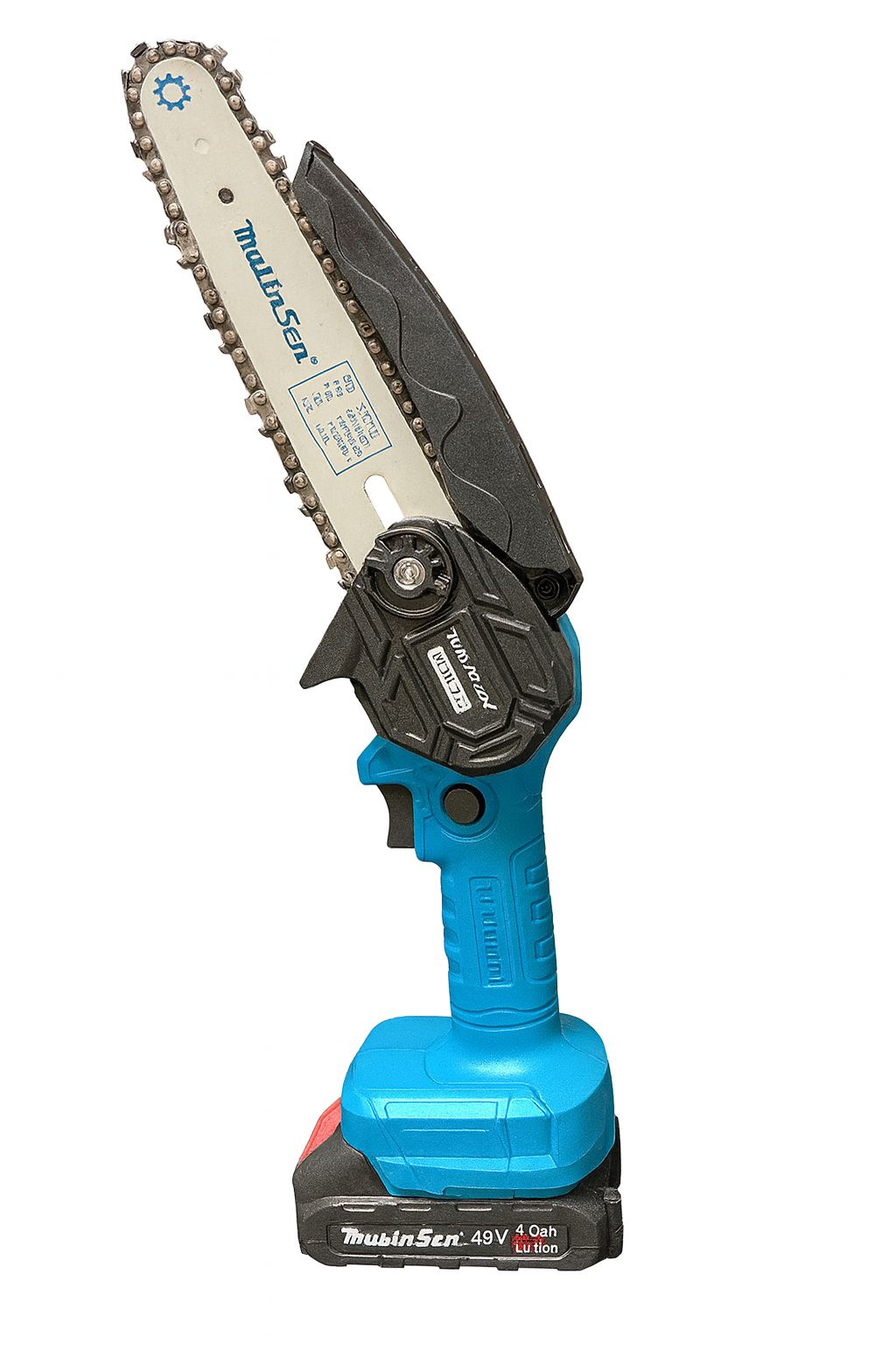 Set 2 in 1  Professionale: Motosega 6” + Lama e Catena 4” + Forbice 32mm 4 Modalità – Doppia Batteria 48V 4.0Ah – Motori Brushless + Accessori Completi