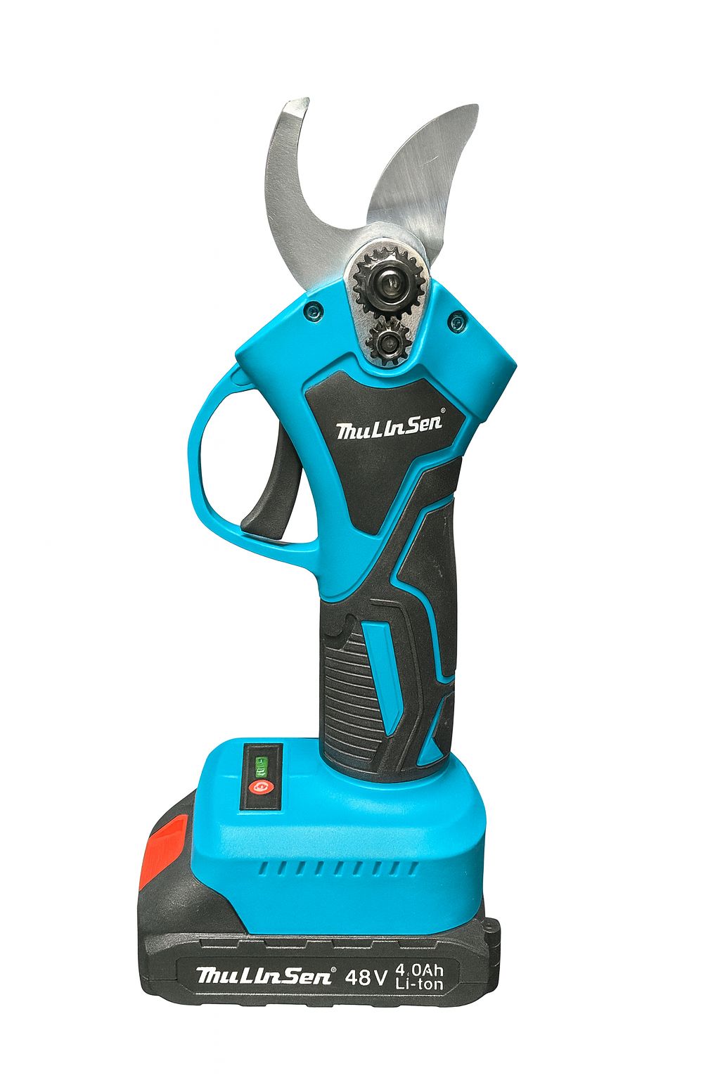 Set 2 in 1  Professionale: Motosega 6” + Lama e Catena 4” + Forbice 32mm 4 Modalità – Doppia Batteria 48V 4.0Ah – Motori Brushless + Accessori Completi