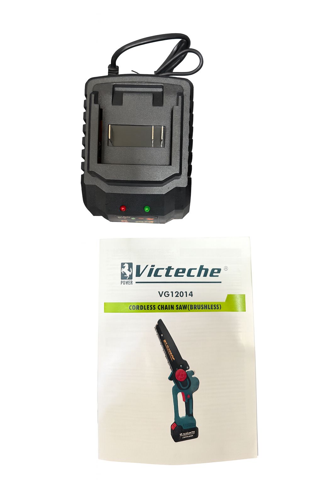 Motosega Potatura 8’’ Brushless con OLEATORE + 2 Batterie 48V 5Ah Valigetta Kit Completo